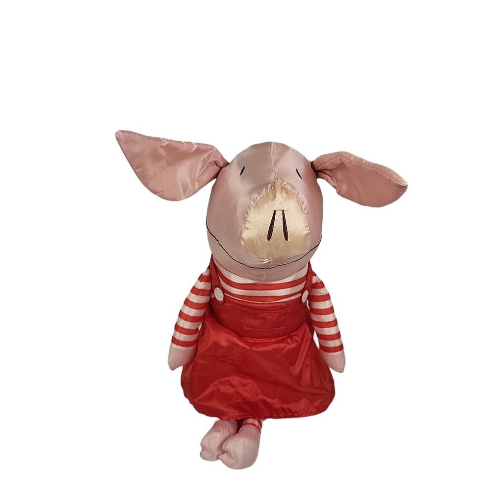 Commonwealth Olivia Pig Plush‎ Red Dress Nylon Stuffed Animal Chorion 2012 21"